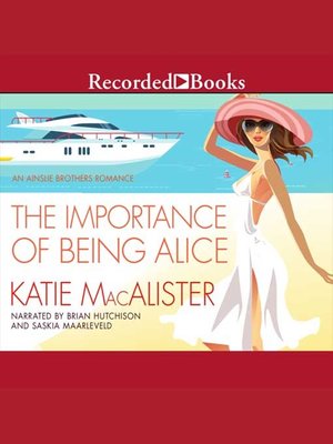 cover image of The Importance of Being Alice